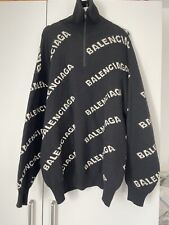 Balenciaga Sweater All Over Logo