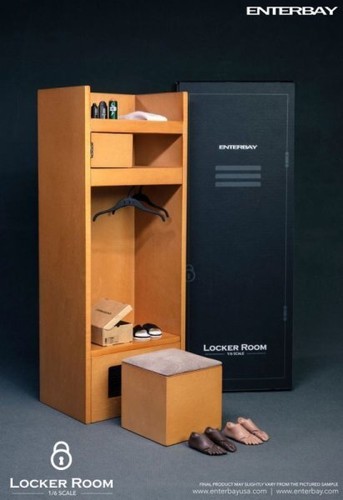 Enterbay nba wooden locker - wooden,