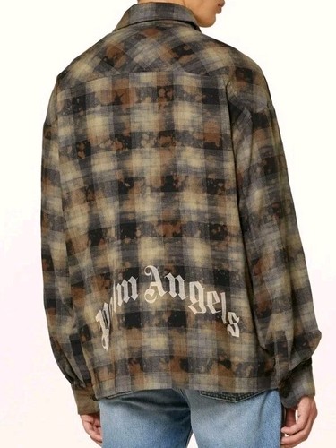 Palm angels flanell hemd - angels,