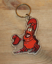 Krabbe Sebastian aus Arielle Schlüsselanhänger- 1989 80er Jahre Kult Retro