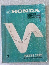 HONDA CB750 / CB750K1 / CB750K2 Parts List Ersatzteilliste 1971