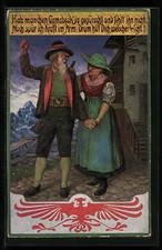 AK Hab manchen Gamsbock gepürscht und fehlt ihn nicht, drum hüte dich, welscher 