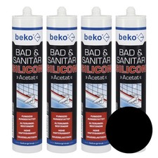 Sanitär silikon acetat - acetat, 4x