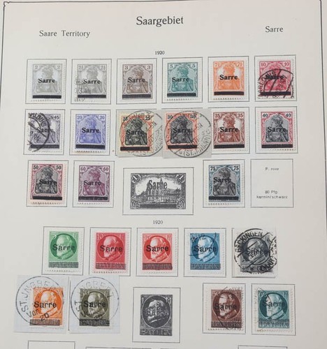 Saar 1920 bis 1959