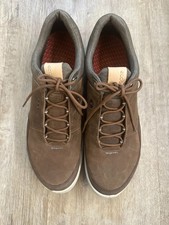 Ecco Golfschuhe Herren, Größe 47, Yak-Leder, hellbraun, BIOM® Shank