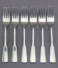 Auerhahn  Spaten 6 Menuegabeln Tafelgabeln Gabel Bristol 800 Silber Besteck (82)