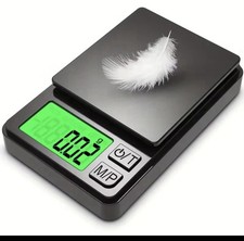 Präzisions-Taschenwaage 1000 g x 0,01 g – digitale Gramm-, Lebensmittel und mehr