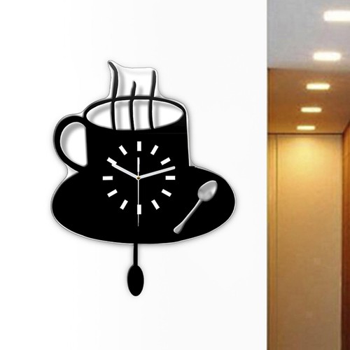 Wanduhr kaffeetassenform - wanduhr,