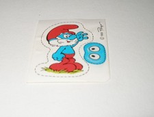 Aufkleber auf Folie Schlümpfe