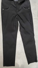 Stoffhose Damen Schwarz Gr.42