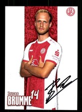 Lucas Brumme Autogrammkarte
