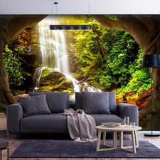 Wasserfall Wald Landschaft