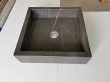 Aufsatzbecken Pietra grau Marmor 400 mm 