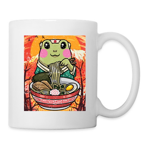 Cottagecore tasse frosch isst - tasse,