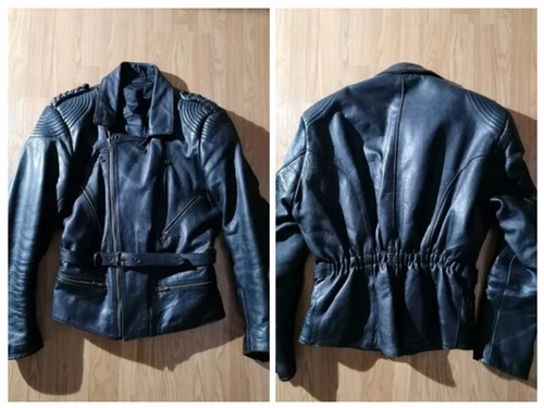 Lederjacke/Motorrad