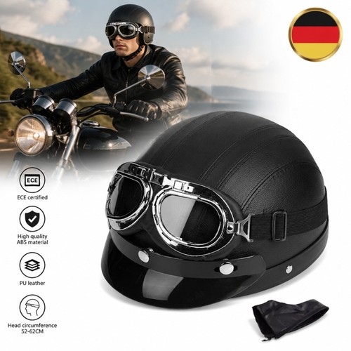 Rollerhelm motorradhelm mit - motorradhelm,