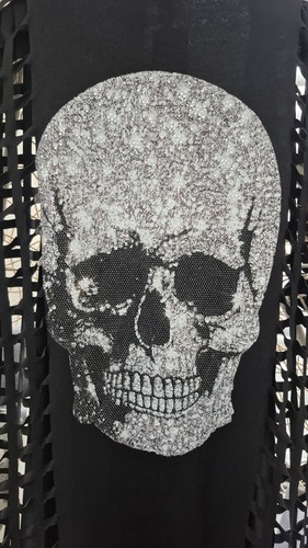 Schwarzer totenkopf mantel von - schwarzer,