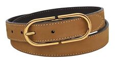FOSSIL Double D-Link Belt W100 Gürtel Camel hellbraun Neu
