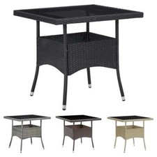 Gartentisch Poly Rattan Tisch