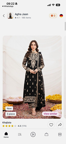 Agha jaan damen salwar kameez - damen,