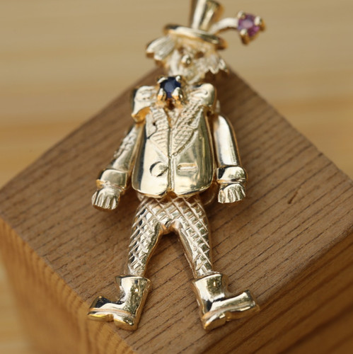 Massiver gelbgold clown - kt,