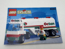 LEGO® Bauanleitung System Town Octan Tanklaster 6594 Instruction ungelocht 299
