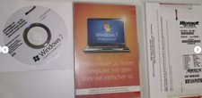 Microsoft Windows 7 Professional DVD + COA Key Aufkleber