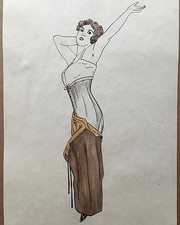 Erotische Mode Zeichnung -