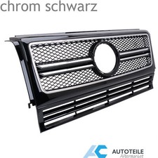 Kühlergrill Sport Grill für Mercedes G Klasse W463 glanz schwarz