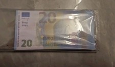 100X 20 Euro Premium Spielgeldschein 98x52mm Geld Banknoten Geldschein Money 75%