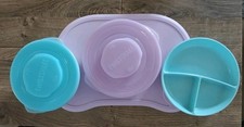 Twistshake Set Click Mat 38x25 cm Tischset Babyteller Mit Aufteilung 