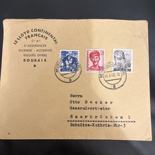 Saar Brief MiF #226+231+242 - Neunkirchen 05.05.1948 - A17