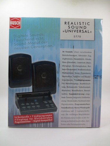 Busch 5770 realistic sound - busch,