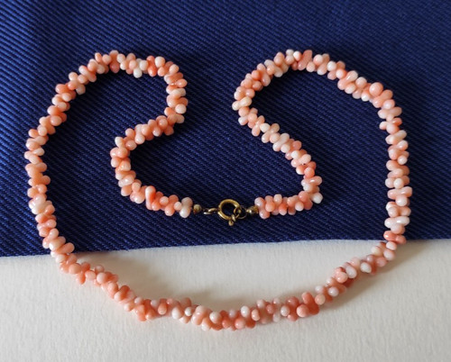 Kette collier koralle - kette,