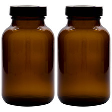 2x 1.000ml Weithalsglas