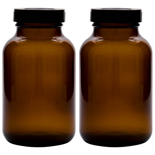 000ml weithalsglas - 2x,