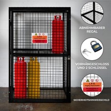 Klappbare Gasflaschenlagerung