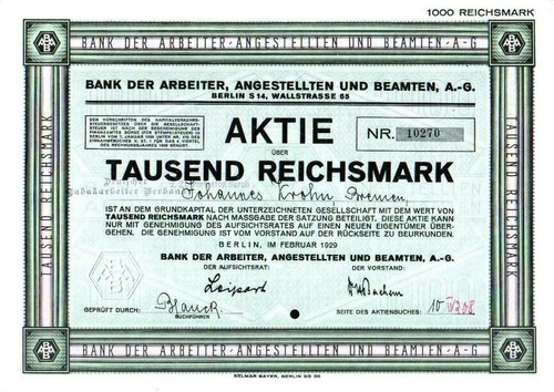 Bank der arbeiter - bank,