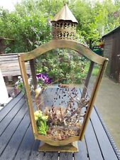 Glasvitrine Speisekarte Metall Schau Kasten Vitrine 67x34x18 cm, Deko, Abholung