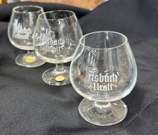 Set of 3 Asbach Uralt Etched
