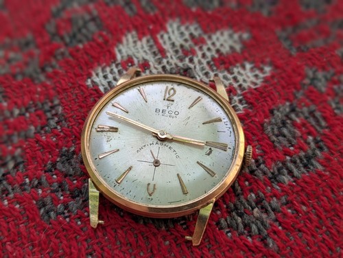 Vintage beco 18k solid - gold, 17