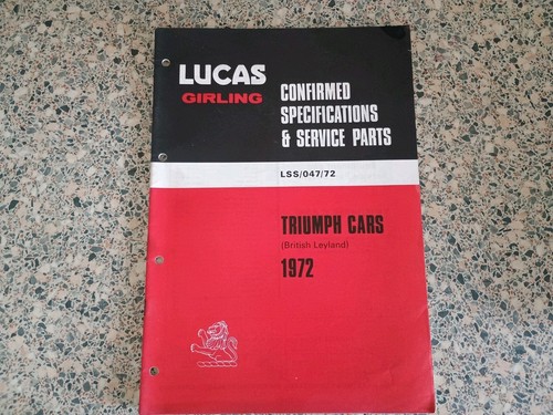 Lucas ersatzteillistenbuch - lucas,