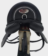 Ledersattel Beauty Glitzer Kindersattel Leder Sattel + Kopfeisen 14 15 Z Tysons