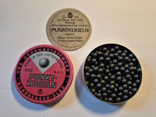 1 Schachtel Rundkugel DDR 4.4 mm Luftgewehr VEB Schönebeck Elbe 250 Stück