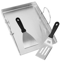 Edelstahl Grillplatte Plancha