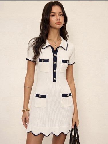 Damen kleid neu weis - damen,