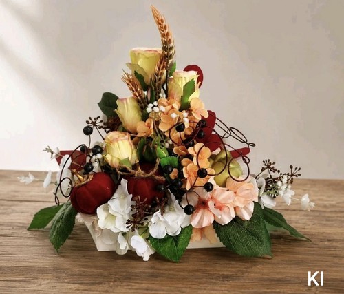 Tischgesteck herbst kürbis - tischgesteck,