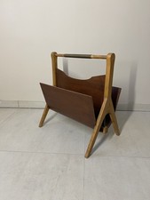 60er Jahre Zeitungsständer Design Schichtholz mid century vintage skandi