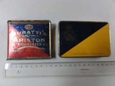 2 alte Zigarettendosen Blech