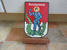 Holzschild  Tisch-Wappen   Reichenbach /Schlesien -  -Polen